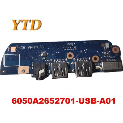 Original for HP ENVY M6 Series 15.6 Genuine USB Audio Ethernet Board 6050A2652701-USB-A01 tested good free shipping