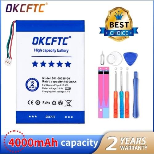 Original Replacement Battery For Garmin Edge 800 810 361-00035-00 Genuine Battery 4000mAh