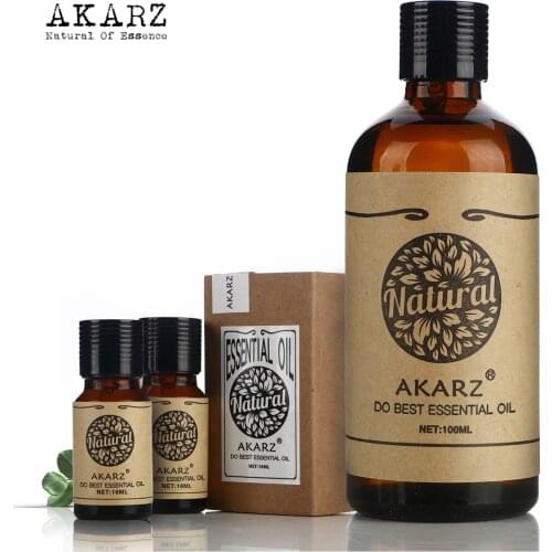 AKARZ Famous brand Whitening sets Rose essential oil (10ml) Rose Hip oil(100ml)peppermint oil(10ml) Repair wrinkles scars Oil