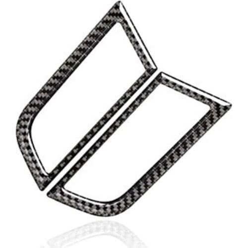 Mustang carbon fiber trim interior affixed side vents trim modification