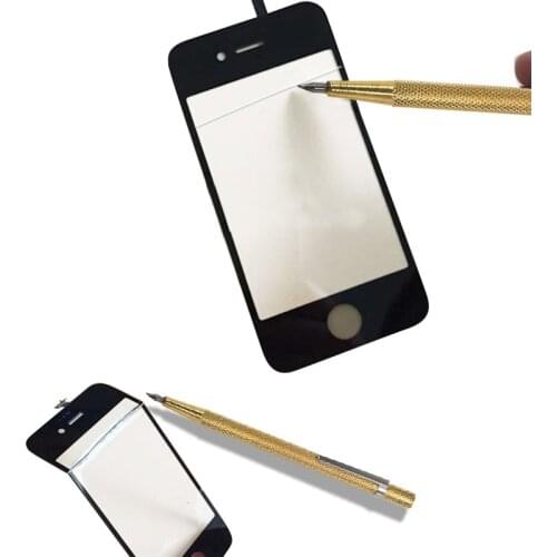 Professional Glass Cutting Pen with Non Slip Tungsten Steel for Mobile Phone Tablet Screen Glass Cutter Repair Tool