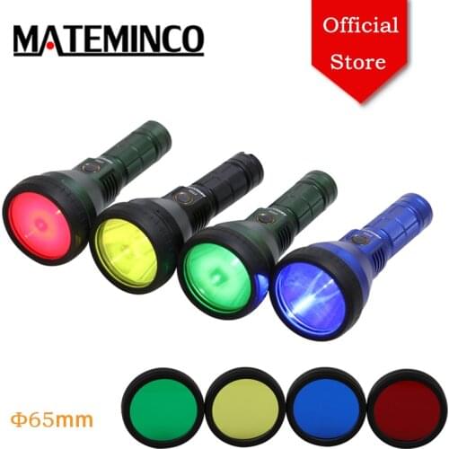 MATEMINCO Φ65mm 4 Color Diffuser For mateminco mt35 mini/mt90 mini LED Flashlight Lantern For Self Defense Hunting Camping