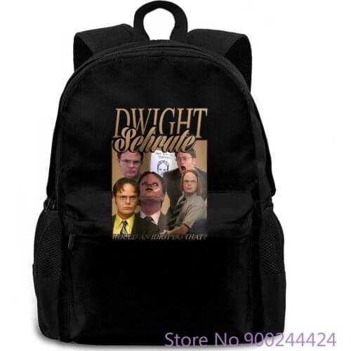 Dwight Schrute, The Office, Vintage Homage - Mens Unisex women men backpack laptop travel school adult student