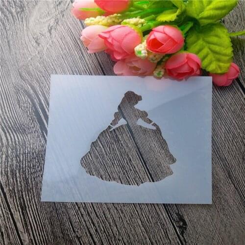 Xiedi Ruila Scrapbook DIY album card making tool spray mask template ST118