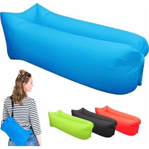 WolFAce Outdoor Camping Inflatable Sofa Mat Lazy Bag 3 Season Ultralight Beach Sleeping Air Bed Lounger Sports Camping Travel