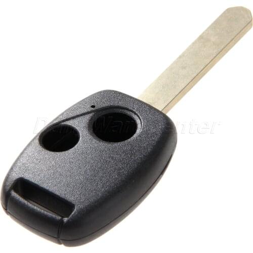 2 Buttons Repalcement Key Keyless Entry Remote Key Fob Shell Case Uncut Blade For HONDA Accord Civic Fit Pilot CR-V Car-covers