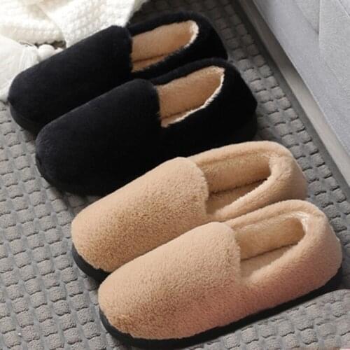 New Fashion Hand-Made Winter Women Flats Round Toe Feather Decor Ladies Shoes Autumn Winter Plush Fur Insole Warm Women Loafers