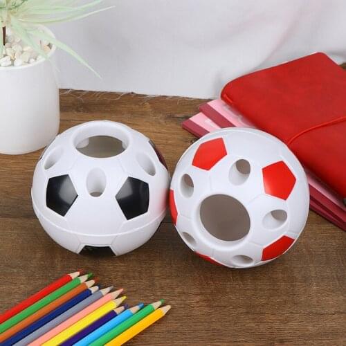 1pc Soccer Ball Shaped Toothbrush Pen Pencil Holder Desktop Rack Student Gift Hot sale