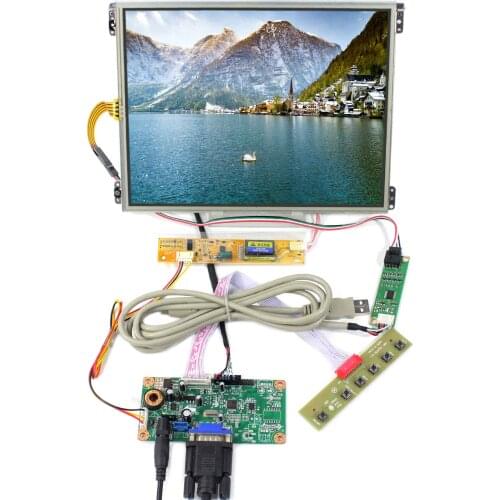 10.4inch 1024X768 IPS LCD Screen HT10X21-311 With Touch Panel VS104TP-A1 with VGA LCD Controller Board RT2270C-A