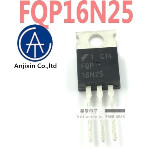 10pcs 100% orginal new real stock Field effect tube FQP16N25 16N25 16A250V TO-220