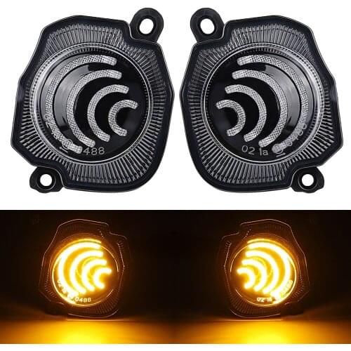 2pcs LED Car Turn Signal Light Amber For 2020 Suzuki Jimny Turn Signal Light 2018 2019 driving lights