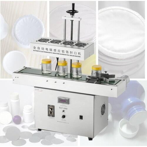 2400W Electromagnetic Induction Aluminum Foil Sealing Machine For Glass Bottle Plastic Bottle Continuous Induction Sealer
