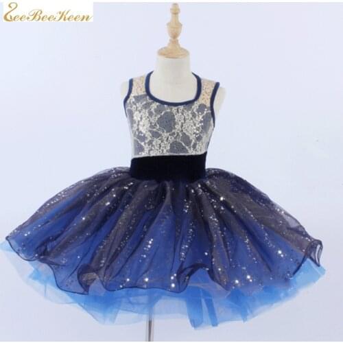 Children professional pancake tutu Adult Female Ballet Dance Dress Star sequins Performance Stage Wear Activity Formal Dress