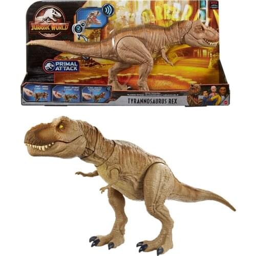 Jurassic World Camp Cretaceous Tyrannosaurus Rex Joint Mobility Action Figure Dinosaur Toy With Sound For Children Gift GJT60