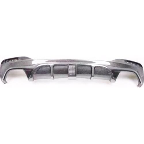 G30 G31 FD Style Carbon Fiber Rear Bumper Diffuser with Led for BMW G30 G31 5 Series with M Package Sports Bumper 2017 up