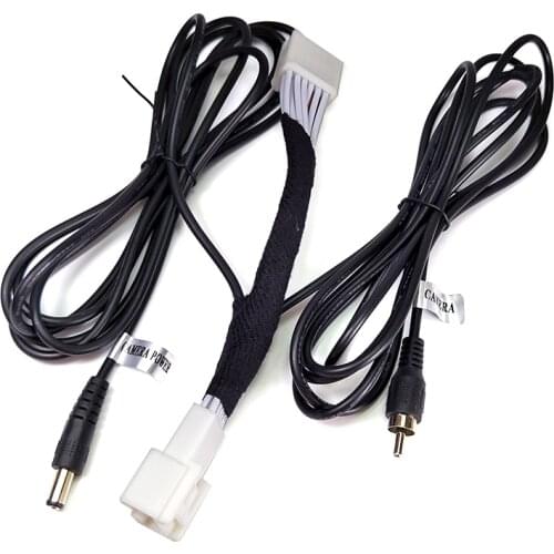 Rear view camera video transfer Reversing triggle line for Mazda 3 sedan CX-5 Original Video RCA Input monitor conversion line