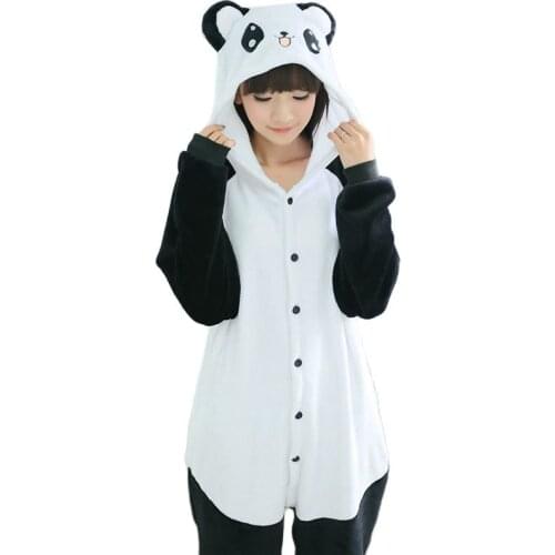 Kigurumi Panda Animal Onesies Pajamas Cartoon Costume Cosplay Pyjamas Adult Onesies Party Dress Halloween Pijamas