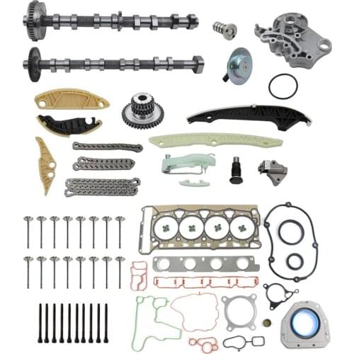 AP01 Timing Chain Tensioner Camshaft Gaksets Kit for Audi A4 VW Jetta 2.0L GLI GTI 06H109467N