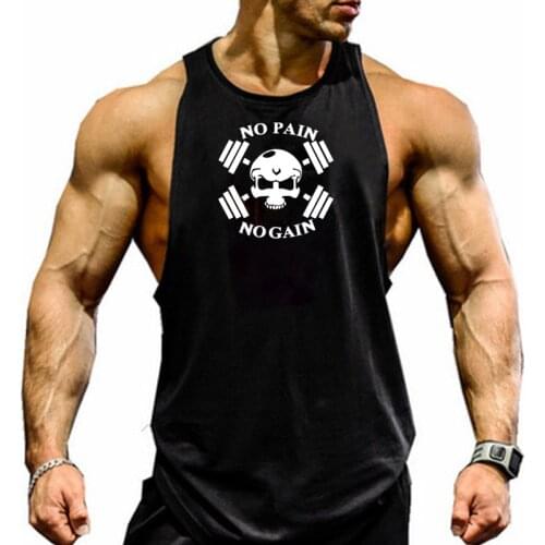 Gym Tank Top Men Fitness Clothing Mens Bodybuilding Tank Tops Summer Gym Clothing For Male Sleeveless Vest Shirts Plus Size