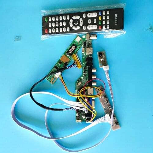 For B133EW01 V2 AV VGA Digital Signal Interface Module 1 lamps 13.3" 20pin Resolution TV Controller Board USB 1280X800