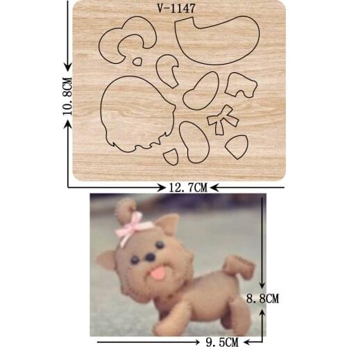 New DOG wooden dies cutting dies for scrapbooking /Multiple sizes /V-1147