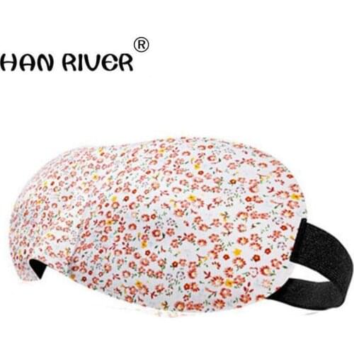 2018 Hot shade 3D stereo sleep goggles comfortable breathable men and women sleep eye care cartoon small floral goggles