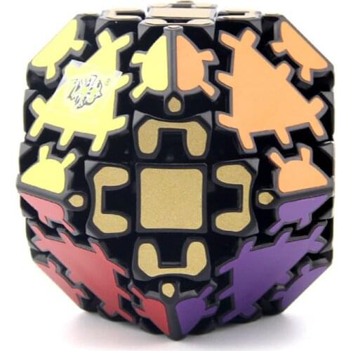 Original High Quality LanLan Gear Tetradecahedral Magic Cube 6 Edges 14 Sides Speed Puzzle Christmas Gift Ideas Kids Toys