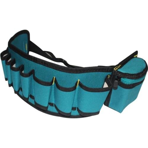 1PC Oxford Waist Pack Portable Tool Bag Electrician Wrist Tool Belt Screws Nails Drill Bits Holder Repair Tools Car Repair Tools
