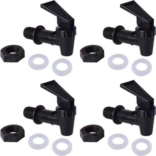 4 Pieces Replacement Cooler Faucet Water Bottle Jug, Dispenser Tap Set, Reusable Spigot Spout Water Beverage Dispenser