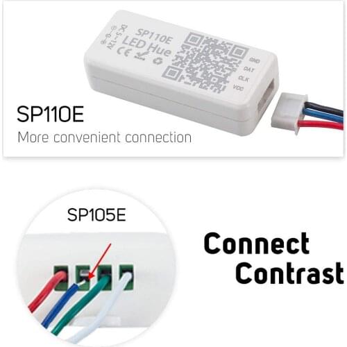 WS2812B SK6812RGB SK6812RGBW Bluetooth SP110E Mini Controller Support All LED Strip/Module Light/Panel/String IOS/Android App