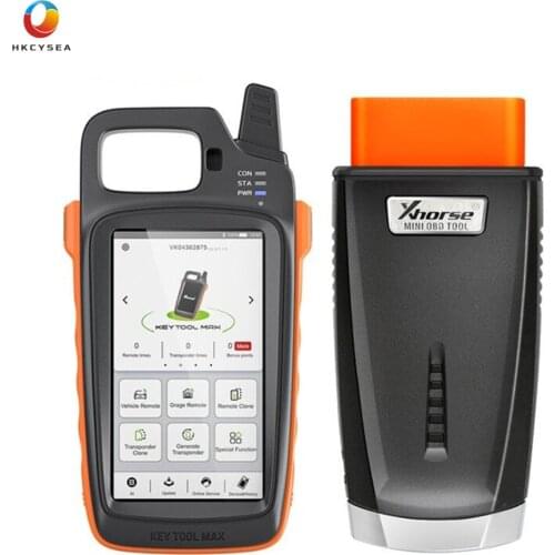 Xhorse VVDI Key Tool Max Programmer with VVDI MINI OBD Tool Bluetooth Update free Generate Transponder Chip and Remote