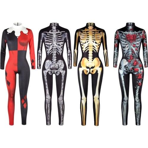 New Halloween Party Cosplay Jumpsuit For Women European & American Clothing Nightclub Female Singer Gogo Dancer Bodysuit DWY6211