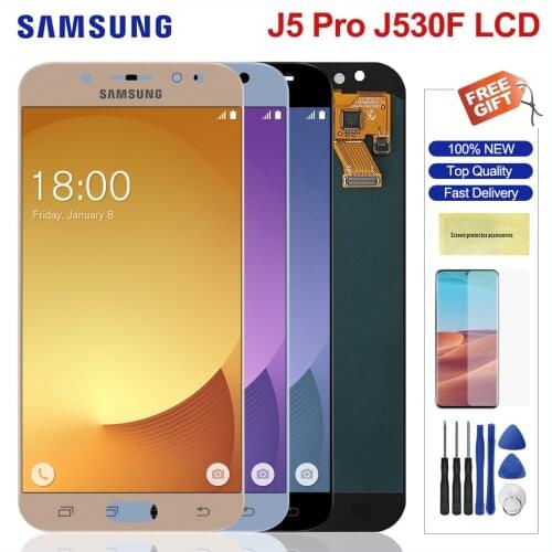 5.2" Lcd Display For Samsung Galaxy J5 Pro 2017 J530 LCD Display Touch Screen Panel Digitizer Replacement For Samsung J530 Lcds