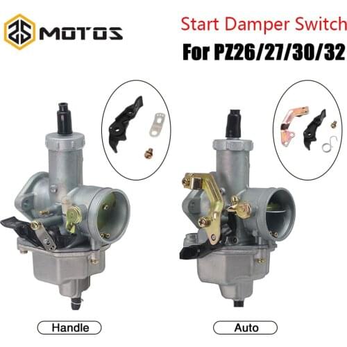 ZS MOTOS For Keihi Carburetor PZ26/27/30/32 Carburetor Start Damper Switch Manual/Automatic For Keih Carb PZ30 Starter Valve Set