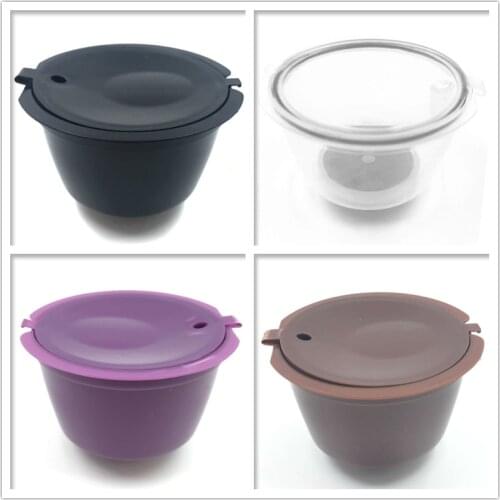 1Pcs Reusable Dolce Gusto Coffee Capsule,Plastic Refillable Compatible Dolce Gusto Coffee Filter Baskets Capsules