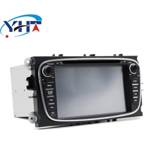 2 din Android 8.1 Quad Core Car DVD Player GPS Navi for Ford Focus Mondeo Galaxy with Audio Radio Stereo Head Unit Free Canbus