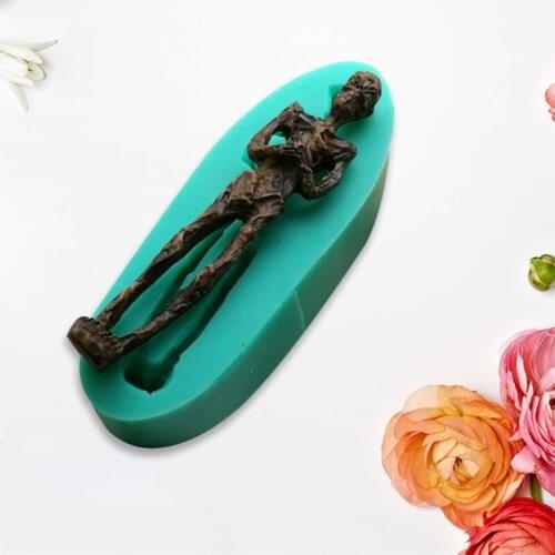 3 Pcs/Set Epoxy Resin Mold Halloween Funny Coffin DIY Crafts Tool Silicone Mould A0NF