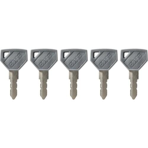 5pc For Yanmar SC2400 SC2450 EX2900 EX3200 EX450 For John Deere JD Tractor Ignition Keys 198360-52160