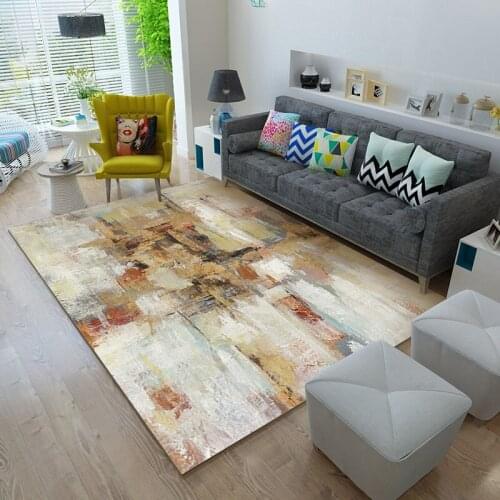Abstract Art Living Room Carpet Home Decoration Rug Sofa Coffee Table Floor Mat Soft Carpet Bedroom Study Modern Nordic Rugs