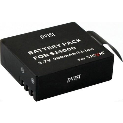 DVISI 900mAh SJ4000 SJCAM Rechargeable Batteries for SJCAM SJ4000 WiFi SJ5000 WiFi Plus M10 SJ5000 plus SJ6000 SJ7000 SJ8000