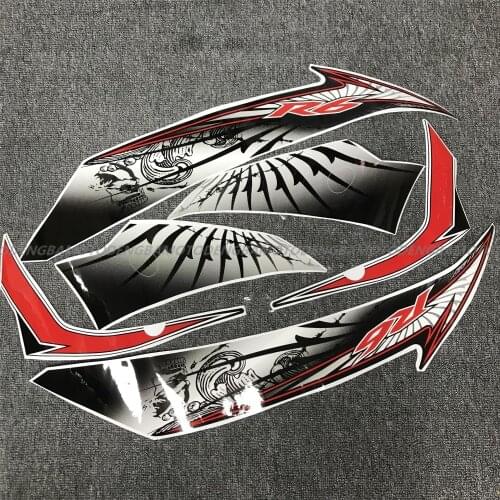 Motorcycle Accessories Whole Fairing Vehicle Sticker fit for YZF R6 yzfr6 2009 2010 2011 2012 2013 2014 2015 2016