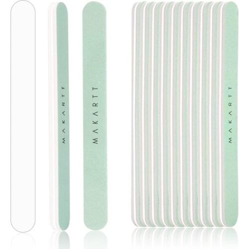 MAKARTT Fine Nail Buffer File Polishing Natural Nail Cushion Files 400/6000 Grit, 10 pcs/Pack Nail Art Manicure Tools G0253