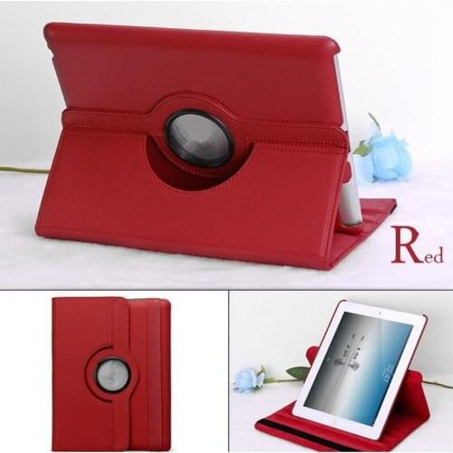 For iPad 2 iPad 3 iPad 4 Case 360 Rotating Leather Stand Cover for iPad 2 3 4 PU Leather Stand Shell Screen Protector