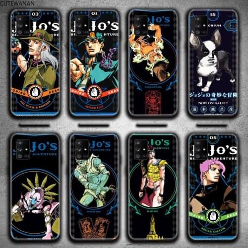 JoJo Bizarre Adventure Phone Case For Samsung Galaxy A21S A01 A11 A31 A81 A10 A20E A30 A40 A50 A70 A80 A71 A51