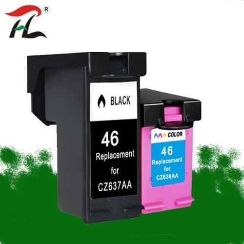 For HP46XL HP46 Compatible Ink Cartridge HP46 46xl For HP 46 DeskJet 2020hc 2025hc 2520hc 2029 2529 4729 Printer