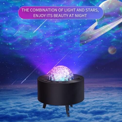 Colorful Starry Sky Galaxy Projector Night Light Blueteeth USB Music Player Star Nightlight Romantic Projection Lamp Gifts
