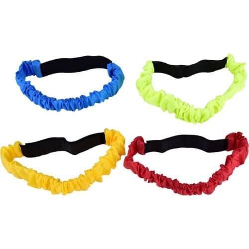 4Pcs Two People Three Legged Ropes Elastic Sport Tie Rope Foot Running Race Training Outdoor games Toys For Children Kids Gift