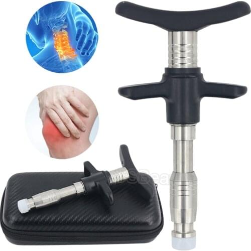Chiropractic Adjusting Tool Therapy Spine Activator Correction Massager Singe Heads Health Care Manual Gun Body Massage