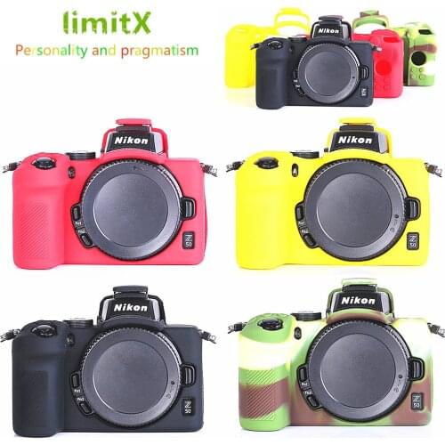 Soft Silicone Case Armor Skin Body Cover Protector for Nikon Z50 Digital Camera ONLY