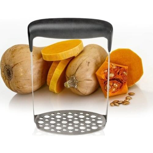 Stainless Steel Potato Masher Potato Ricer Heavy duty Stainless steel & Ergonomic long handle(338)